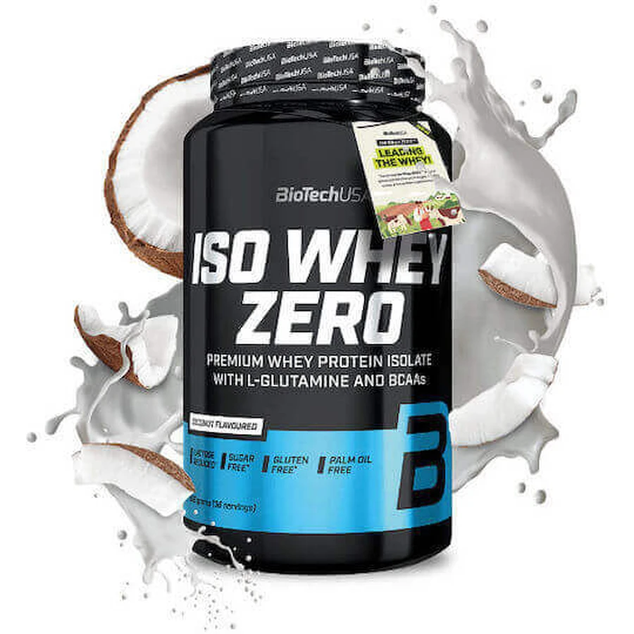 Biotech USA Iso Whey Zero Lactose Reduced Whey Protein Gluten Free with Coconut Flavour 908gr: цены и характеристики