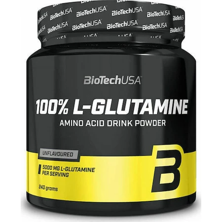 Biotech USA 100% L-Glutamine 240gr Без смаку: ціни та характеристики