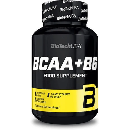 Biotech USA BCAA+B6 4000 мг 100 таблеток: цены и характеристики