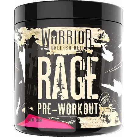 Warrior Rage Pre Workout Speciality Food Supplement 392gr Blazin' Berry - Blackberry Smoked: цены и характеристики