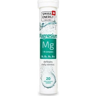 Swiss Energy Витамин Магний Mg 150 мг 20 шипучих таблеток