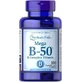 Puritan's Pride Mega B-50 Nerve Health Vitamin Complex 100 капс