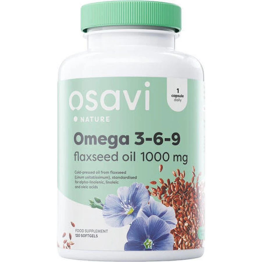 Osavi Омега 3-6-9 1000 мг 120 м'яких гелів: ціни та характеристики