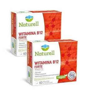 Набір 2 x NATURELL Вітамін B12 Форте, 60 пастилок