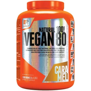 Extrifit Vegan 80 без глютена и лактозы с карамельным вкусом 2 кг