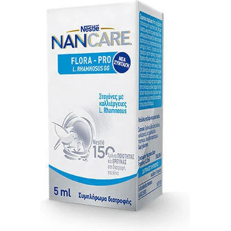 Nestle NanCare Flora Pro L. Rhaminosus GG Специальная диетическая добавка 5 мл: цены и характеристики