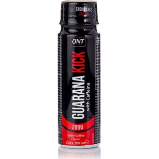 QNT Guarana Kick 2000 Передтренувальна добавка 80мл Гірка кава