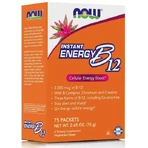 Now Foods Вітамін миттєвої енергії B12 для здоров'я нервової системи 75 пакетиків: ціни та характеристики