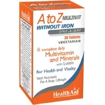 Health Aid A To Z Мультивитамины без йода и железа для укрепления иммунной системы 30 таблеток: цены и характеристики
