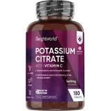 Цитрат калію з вітаміном С 1460 мг 180 таблеток Weightworld