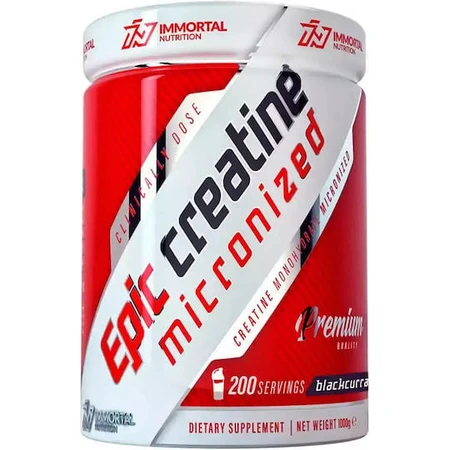 Immortal Nutrition Epic Creatine Epic Creatine 5000mg Чорна смородина 1000гр: ціни та характеристики