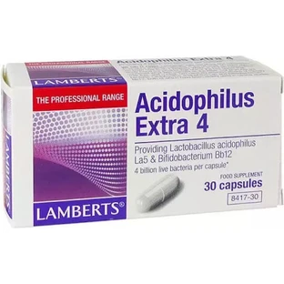 Lamberts Acidophilus Extra 4 Пробіотик 30 капс.