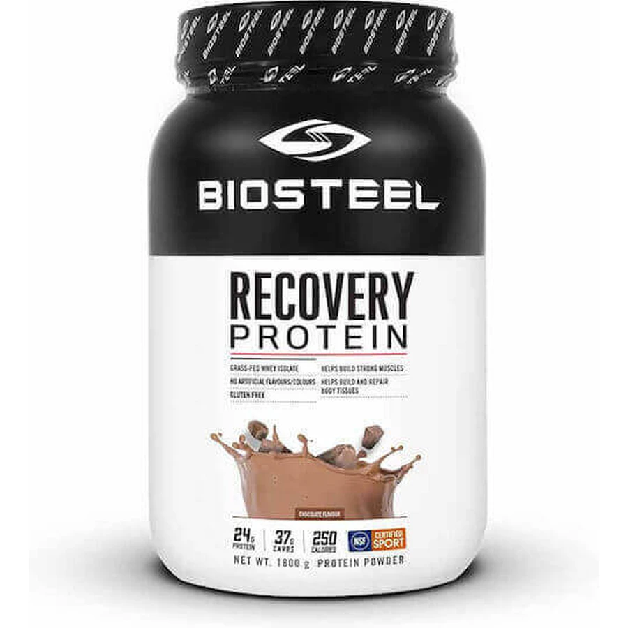 Biosteel Recovery Protein Plus с шоколадным вкусом 1,8 кг: цены и характеристики