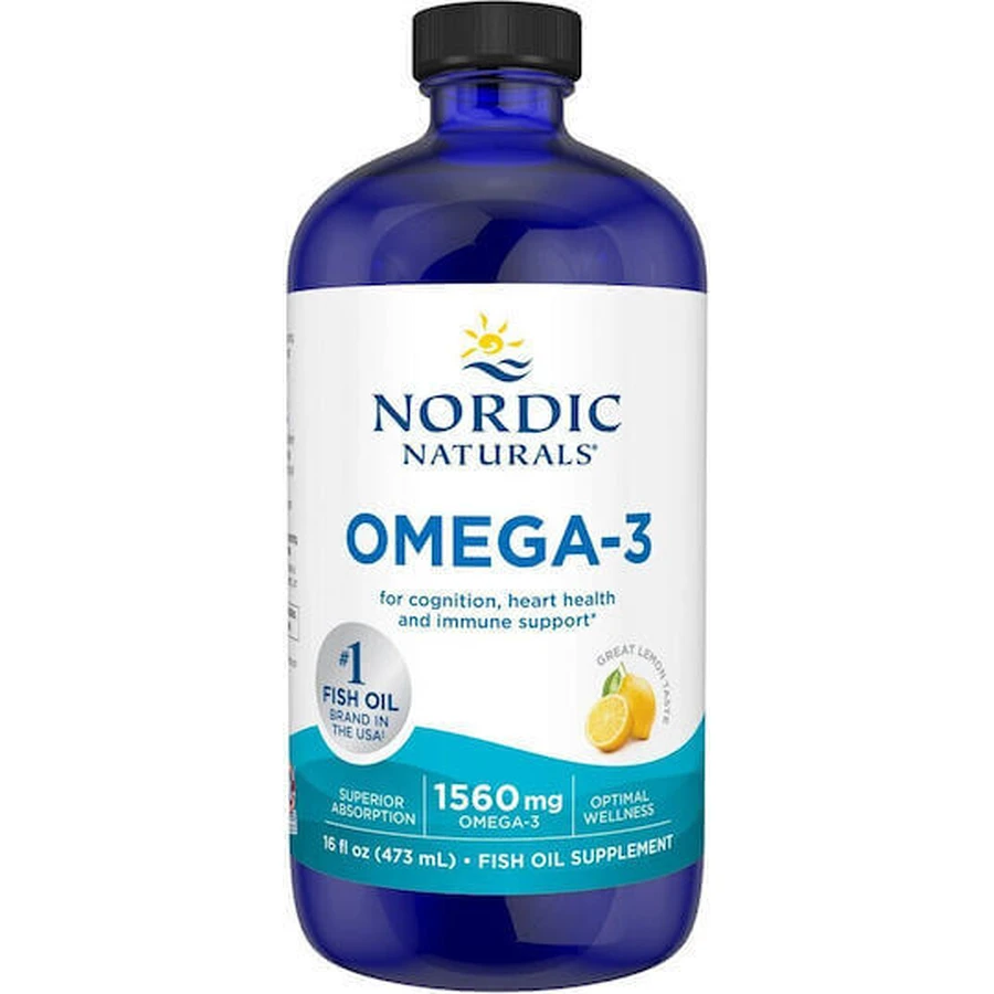Nordic Naturals Омега-3 Рыбий жир 1560 мг 473 мл Лимон: цены и характеристики