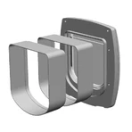 Ferplast (Ферпласт) Swing Extension - Тоннель для дверей, 16,3х5х18,4 см (Белый): цены и характеристики