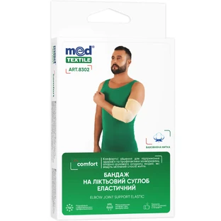 Бандаж на локтевой сустав эластичный Medtextile Comfort 8302, размер S