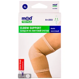 Бандаж на локтевой сустав эластичный medtextile 8302, размер XL