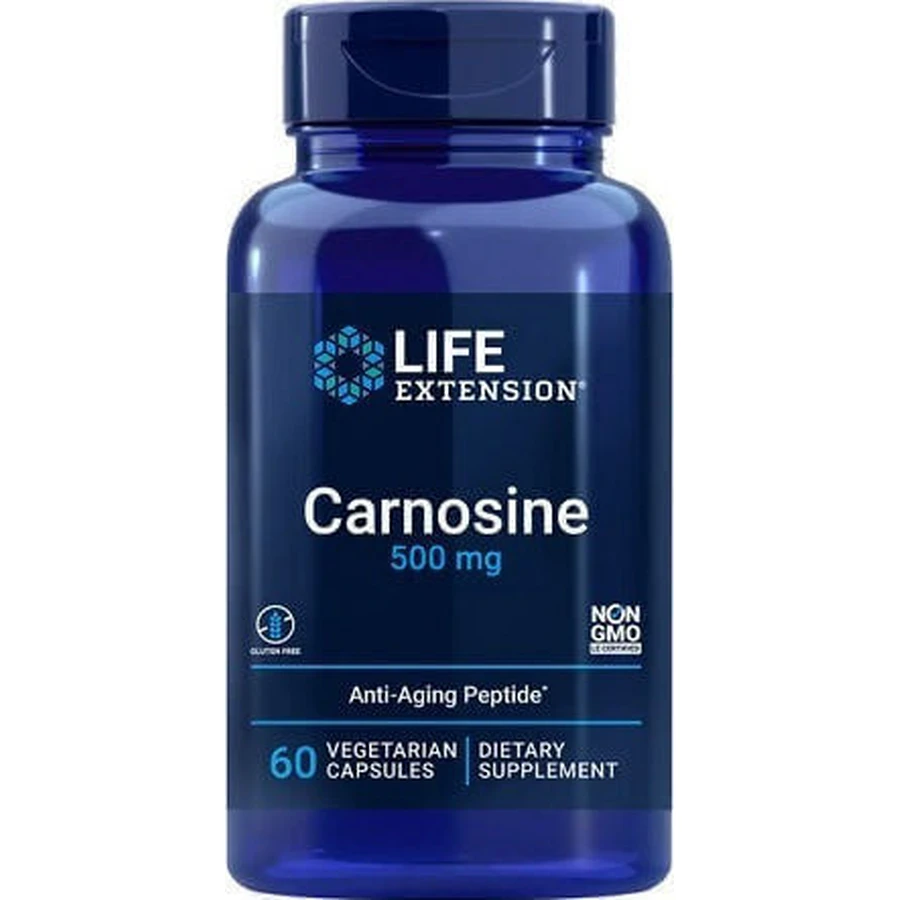 Life Extension Carnosine 60 травяных капсул: цены и характеристики