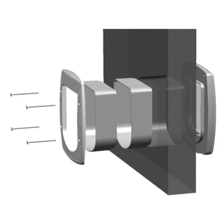 Ferplast (Ферпласт) Swing Extension - Тунель для дверей, 16,3х5х18,4 см (Коричневий): ціни та характеристики