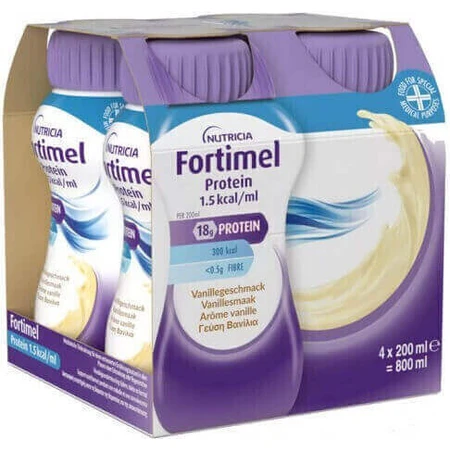 Nutricia Fortimel Extra Special Пищевая добавка 4 х 50 мл Ваниль: цены и характеристики
