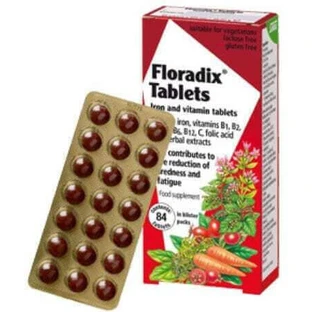 Power Health Floradix Мультивитамины для энергии, иммунной поддержки и волос 7 мг 84 таблетки