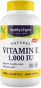 Healthy Origins Вітамін Е Вітамін для шкіри та антиоксидантної дії 1000iu Natural - Натуральні 120 м'яких гелів