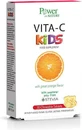 Power Of Nature Vita-C Kids Вітамін стевії для підтримки імунітету, шкіри та антиоксидантної дії 100мг апельсин 30 жувальних таблеток