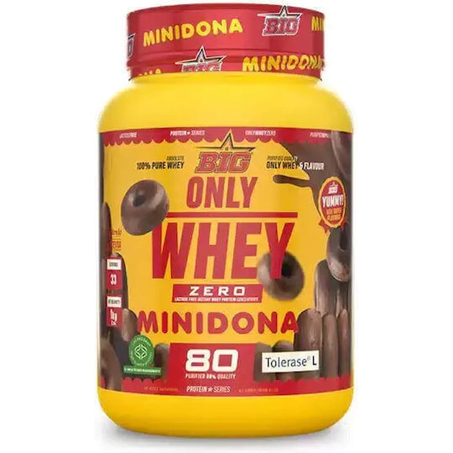 Big Only Whey Zero Сывороточный протеин со вкусом сыворотки Шоколадные мини-пончики 1 кг: цены и характеристики