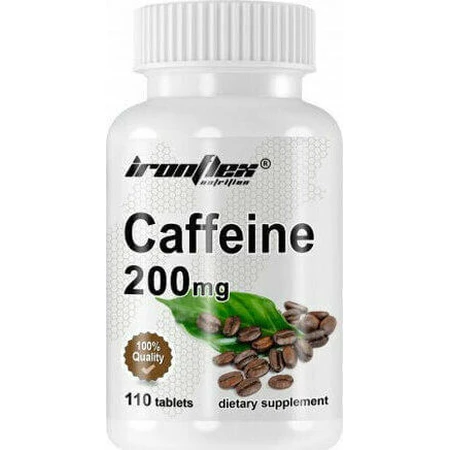 Ironflex Nutrition Кофеїн 200 мг передтренувальна добавка 110 таб.: ціни та характеристики