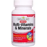 Natures Aid Complete Multi-Vitamins & Minerals Мультивітаміни для енергії, імунної системи та зміцнення волосся 90 таблеток