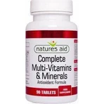 Natures Aid Complete Multi-Vitamins & Minerals Мультивитамины для энергии, иммунной системы и укрепления волос 90 таблеток: цены и характеристики