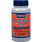 Now Foods TestoJack 100 мг добавка для повышения либидо и тестостерона 60 растительных капсул: цены и характеристики