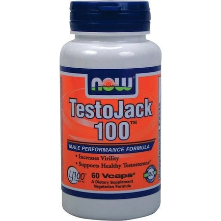 Now Foods TestoJack 100 мг добавка для повышения либидо и тестостерона 60 растительных капсул: цены и характеристики