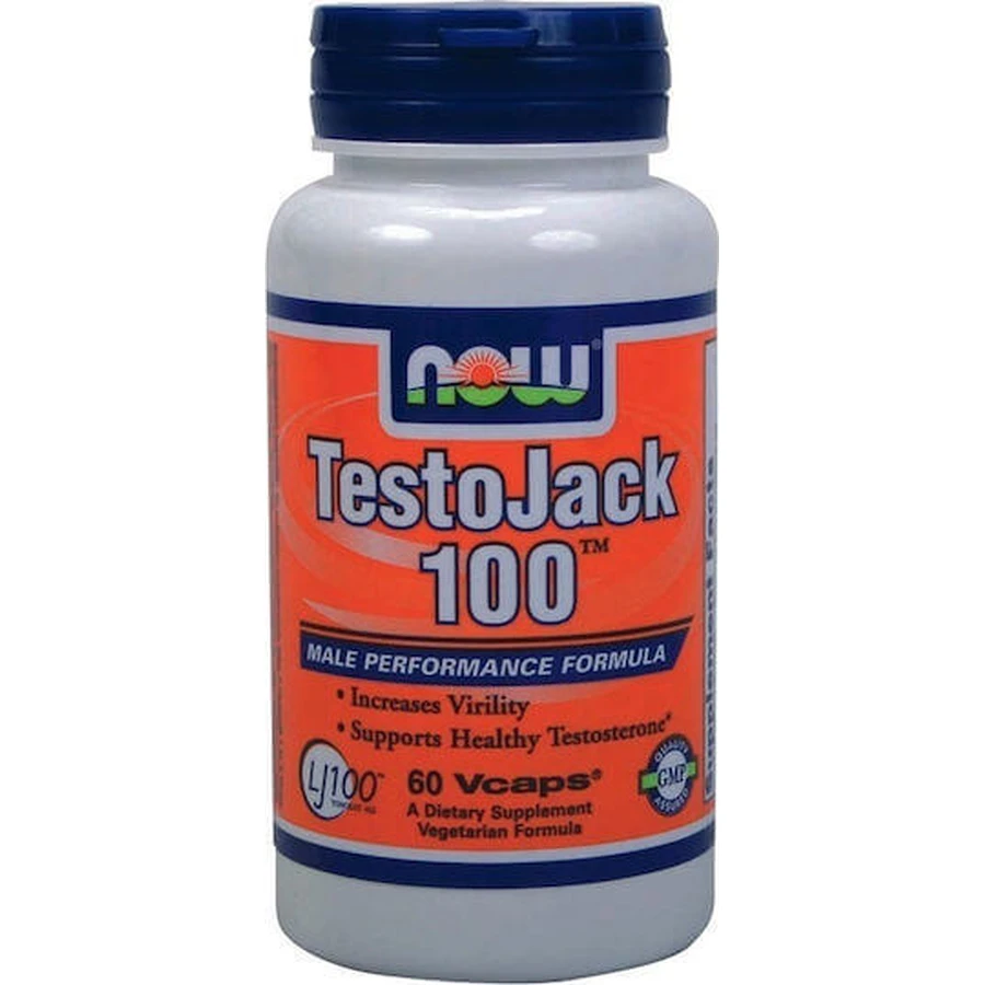 Now Foods TestoJack 100 мг добавка для повышения либидо и тестостерона 60 растительных капсул: цены и характеристики