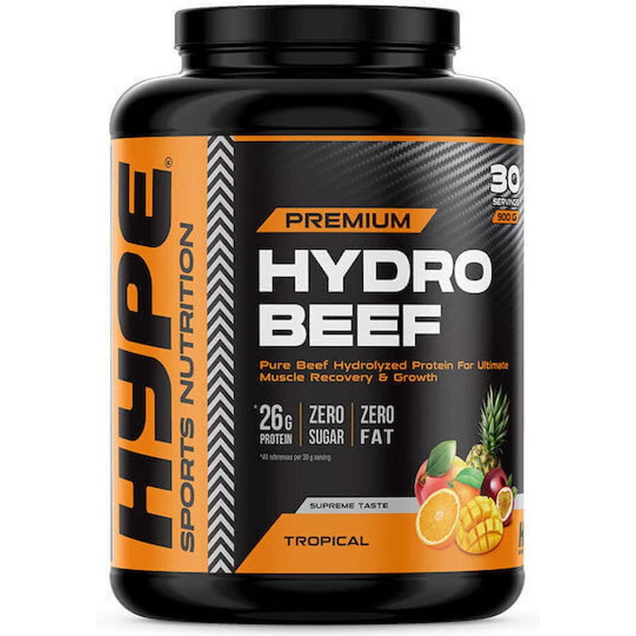 Hype Supplements Гідро яловичина з тропічним смаком 900гр: ціни та характеристики