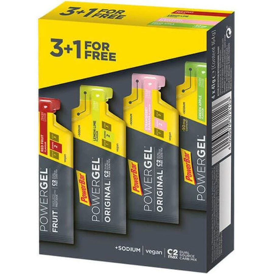PowerBar PowerGel Original PowerGel MultiTaste 4x10.25гр: цены и характеристики