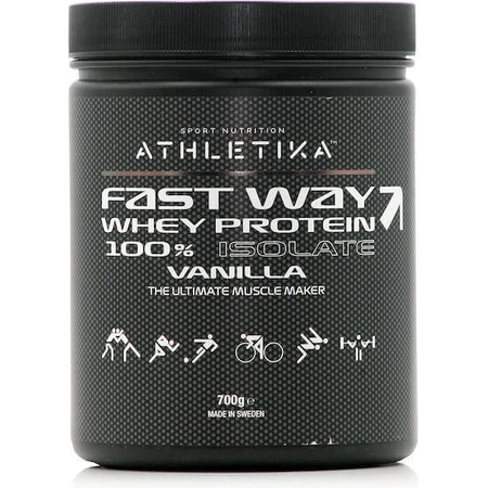 Athletika Sport Nutrition Fast Way Сироватковий протеїн зі смаком ванілі 700гр: ціни та характеристики