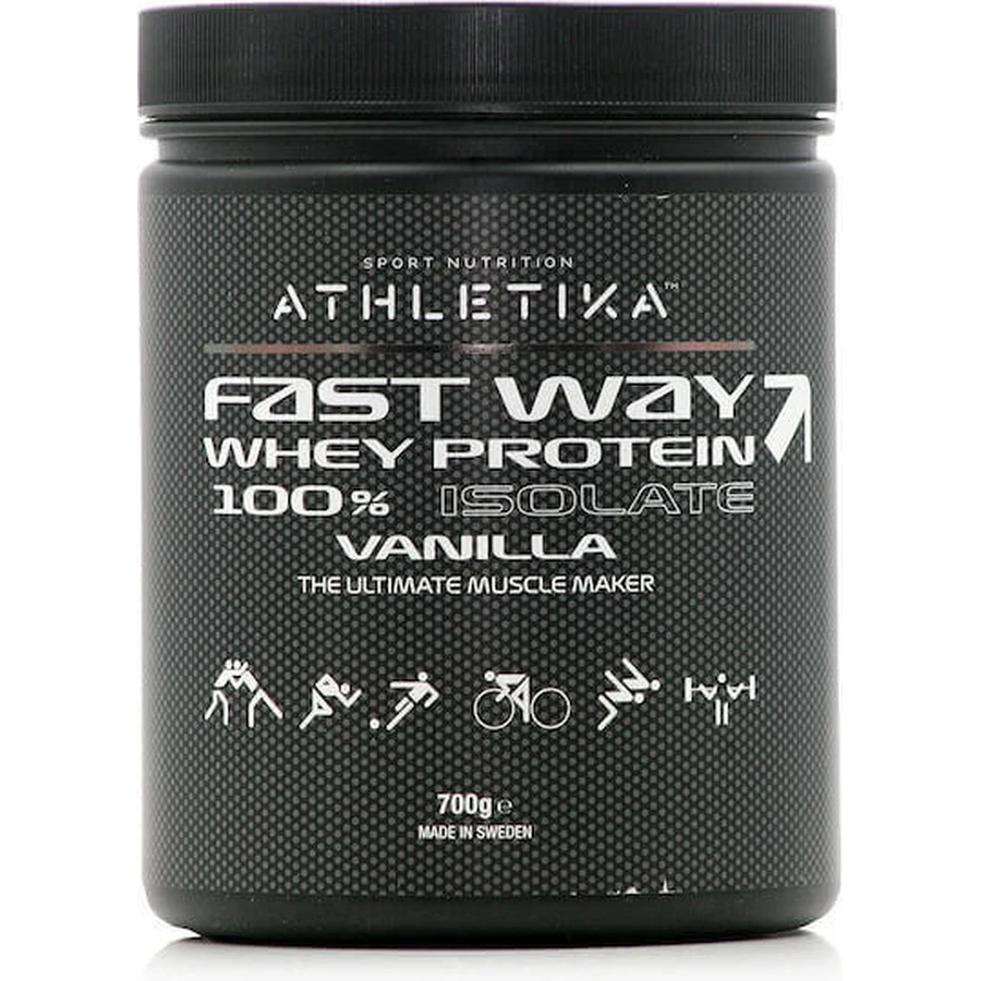 Athletika Sport Nutrition Fast Way Сироватковий протеїн зі смаком ванілі 700гр: ціни та характеристики