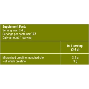 Biotech USA 100% Креатин моногидрат неароматизированный 500гр