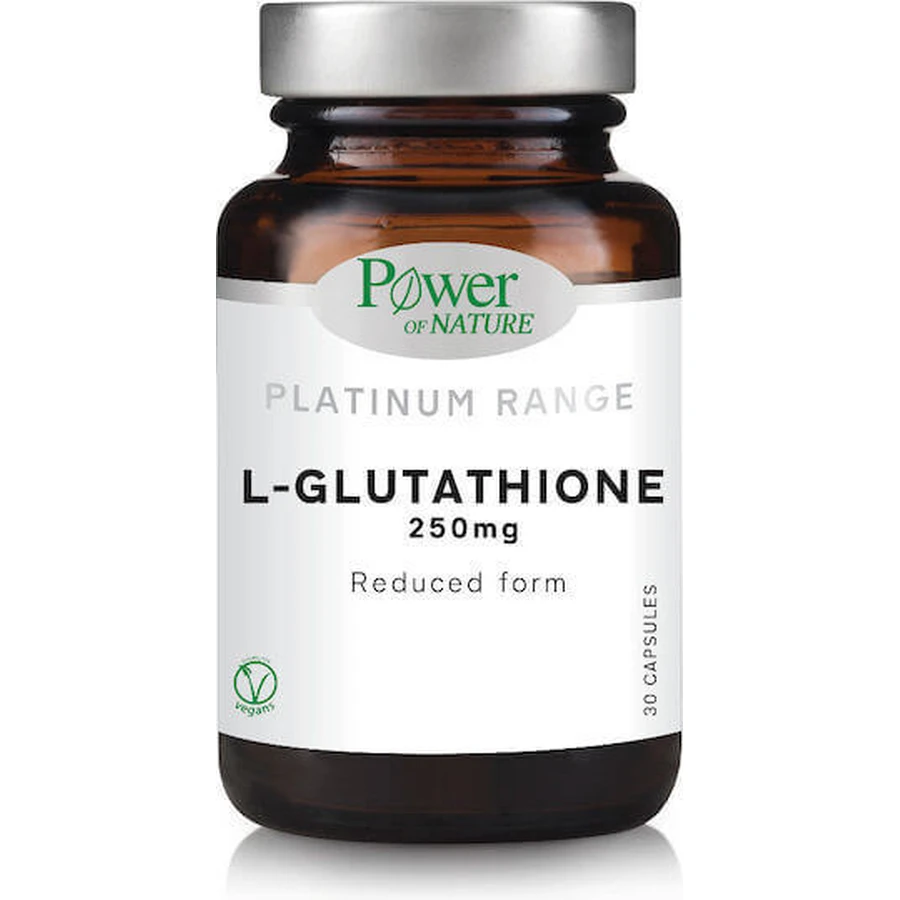 Power Of Nature Platinum Range L-глутатіон 250 мг 30 капсул: ціни та характеристики