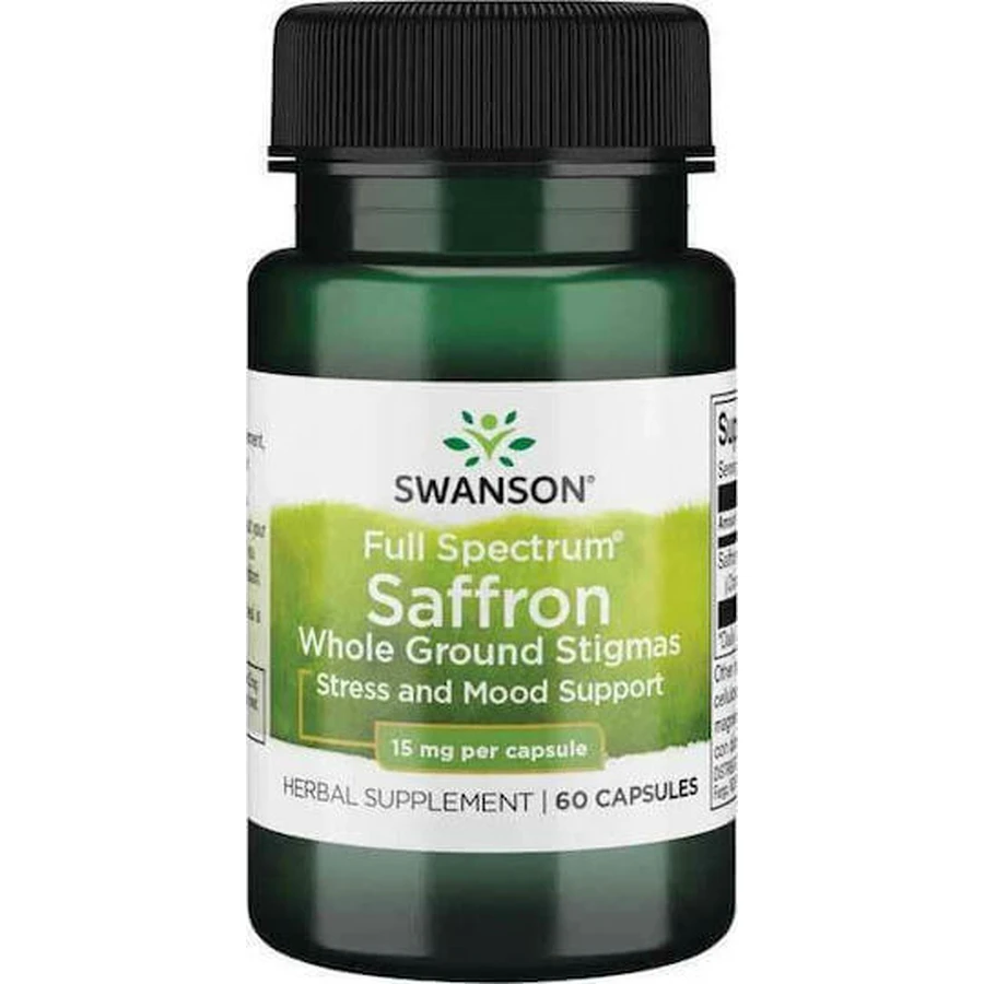 Swanson Full Spectrum Saffron 15mg Sleep Supplement 60 caps: цены и характеристики