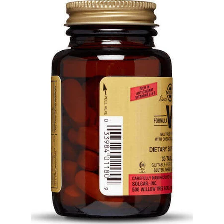 Solgar Formula VM-75 Мультивитамины для энергии 30 таблеток: цены и характеристики