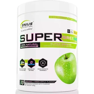 Genius Nutrition Super Greens Специальная пищевая добавка 300 гр Зеленое яблоко