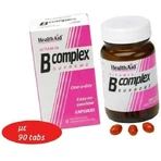Health Aid Vitamin B Complex 90 Caps Витамины для энергии, укрепления иммунитета и нервной системы 90 капс: цены и характеристики