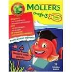 Риб'ячий жир Moller's Омега 3 Підходить для дітей 36 желейних цукерок Полуниця: ціни та характеристики