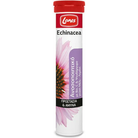 Lanes Echinacea Vitamin C Вітамін для зміцнення імунної системи, шкіри та антиоксидантної дії 135мг Лимонний мед 20 таб. еф.: ціни та характеристики