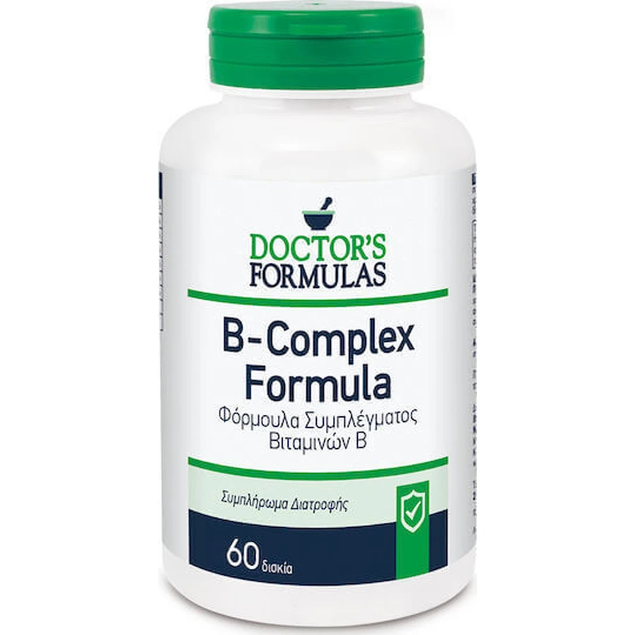 Doctor's Formulas B-Complex Витаминная формула для энергии, укрепления иммунитета и нервной системы 60 таблеток: цены и характеристики