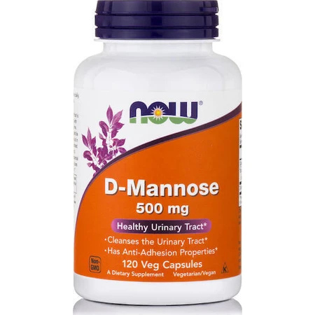 Now Foods D-Mannose Специальная диетическая добавка 120 растительных капсул: цены и характеристики