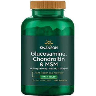 Swanson Glucosamine, Chondroitin & Msm Joint & Bone Health Supplement 90 caps