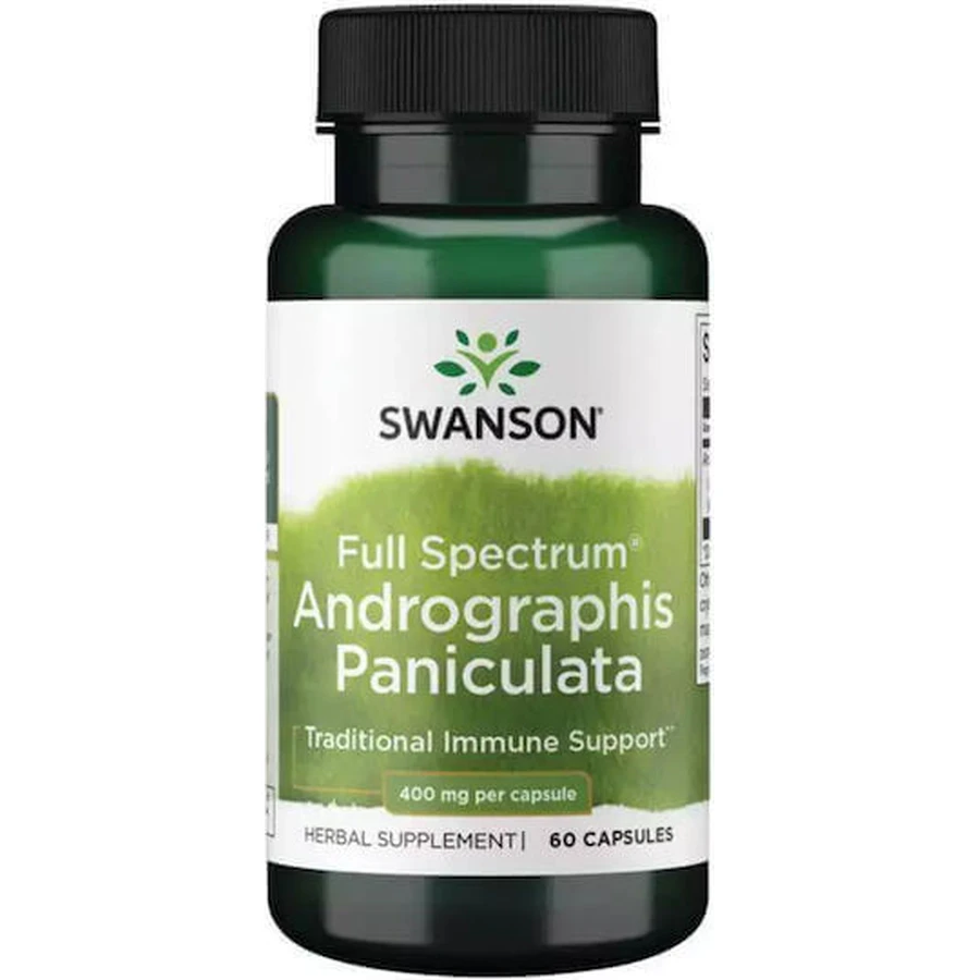 Swanson Full Spectrum Andrographis Paniculata 400mg 60 caps: цены и характеристики